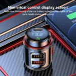 T23 Car FM Transmitter Bluetooth Player Fast Charging - Image 6