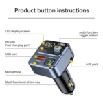 S2 Car Wireless MP3 Player Car Charger - Image 2