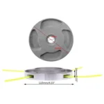 Lawn Mower Aluminum Alloy Grass Trimmer Head with Cables - Image 4