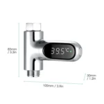 BD-LS-01 Second Generation LED Digital Display Shower Water Thermometer - Image 2