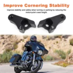 Motorcycle 2 inch Rear Slam Shock Lowering Blocks Kits for Harley 2002-2022 - Image 5