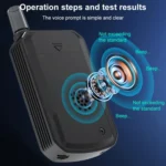 D2000 HD IPS Screen Portable Blow-Type High-Precision Alcohol Content Tester - Image 12