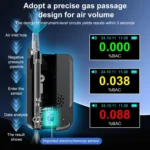 D2000 HD IPS Screen Portable Blow-Type High-Precision Alcohol Content Tester - Image 6