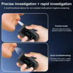 D2000 HD IPS Screen Portable Blow-Type High-Precision Alcohol Content Tester - Image 7