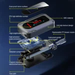 D2000 HD IPS Screen Portable Blow-Type High-Precision Alcohol Content Tester - Image 10