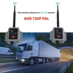 2.4G Wireless Transmitter Receiver Camera Transmitter Wireless Device for Truck and Bus - Image 2