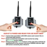 2.4G Wireless Transmitter Receiver Camera Transmitter Wireless Device for Truck and Bus - Image 3