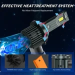 1 Pair 32W 3200LM 6500K Car LED Headlight Bulb with Fan - Image 7