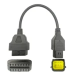 6 Pin to 16 Pin Motorcycle OBD2 Converter Cable Diagnostic Cable