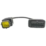 6 Pin to 16 Pin Motorcycle OBD2 Converter Cable Diagnostic Cable - Image 3