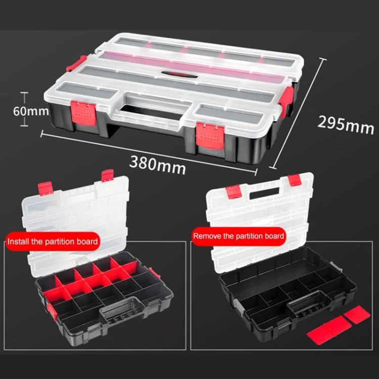 EDA008345001_1.webp Hardware Parts Portable Multi-functional Compartment Storage Box - Image 2
