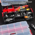 Hardware Parts Portable Multi-functional Compartment Storage Box - Image 3