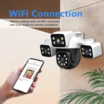 ESCAM PT223 3x4MP HD Motion Detection WiFi Three-screen PTZ IP Camera - Image 11