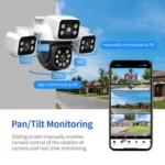 ESCAM PT223 3x4MP HD Motion Detection WiFi Three-screen PTZ IP Camera - Image 5