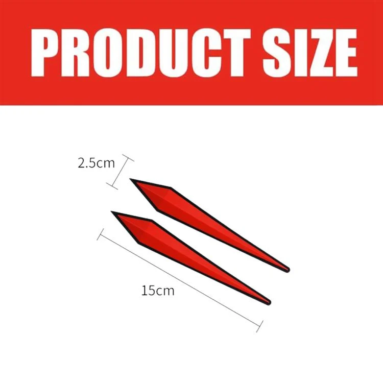 EDA0083520_B2.webp 4pcs / Set Car Door Anti-collision PVC Strip, Size: 15x2.5cm - Image 3