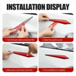 Car Door Anti-collision PVC Strip, Size: 23.5x3.5cm - Image 7