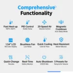FNIRSI SAG-55 550W High Temperature Portable Micro Hot Air Gun - Image 3