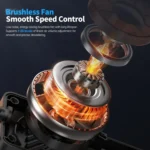 FNIRSI SAG-55 550W High Temperature Portable Micro Hot Air Gun - Image 5