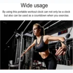 KYX--0015 1.5 inch 6-digit Cycle Interval Fitness Exercise Multi-function Timer - Image 9