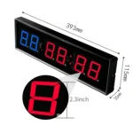 KYX--0023 2.3 inch 6-digit LED Sports Fitness Multi-function Timer - Image 2