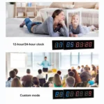 KYX--0023 2.3 inch 6-digit LED Sports Fitness Multi-function Timer - Image 6