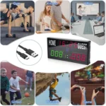KYX--0030 13-digit LED Electronic Scoreboard Remote Control Multi-function Competition Timer - Image 12