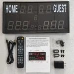 KYX--0030 13-digit LED Electronic Scoreboard Remote Control Multi-function Competition Timer - Image 5