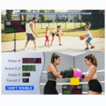 KYX--0030 13-digit LED Electronic Scoreboard Remote Control Multi-function Competition Timer - Image 7