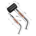 5/8 inch and 1/2 inch Car American Towing Hitch Metal Lock - Image 2
