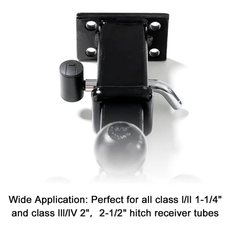 EDA008365001A_3.webp 5/8 inch and 1/2 inch Car American Towing Hitch Metal Lock - Image 4