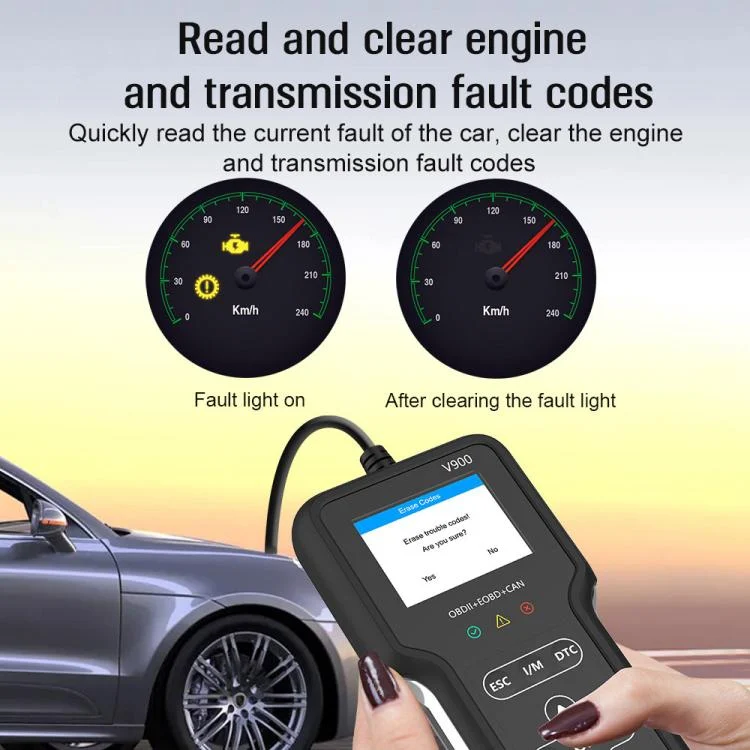 EDA008365301A_4.webp V900 Car Engine Transmission Diagnostic Scanner Tool Car Fault Detector - Image 5