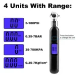 Car LCD display Portable Tire Monitoring Gauge Tire Pressure Tool - Image 6