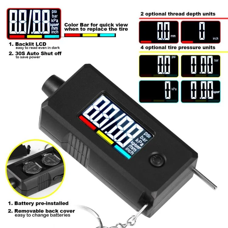 EDA008366101A_4.webp Car Digital Tire Pressure Gauge and Tire Tread Depth Gauge - Image 5