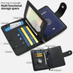 VIETAO VT-ZP-240 Multifunctional Leather Passport Card Holder - Image 3