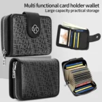 VIETAO VT-ZP-241 Multifunctional Leather Card Holder Wallet - Image 2