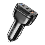 WK WP-C64 Carbon Fiber 60W Fast Car Charging Charger - Image 2
