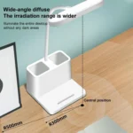 LED 3-color Pen Holder Desk Lamp Smart Voice Control Light - Image 9