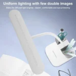 Double Pen Holder USB Rechargeable LED Study Desk Lamp - Image 3