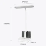 Double Pen Holder USB Rechargeable LED Study Desk Lamp - Image 9