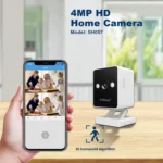SriHome SH057 4MP HD Two-way Video Output Mini Camera Supports Night Vision - Image 4