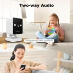 SriHome SH057 4MP HD Two-way Video Output Mini Camera Supports Night Vision - Image 6