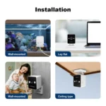 SriHome SH057 4MP HD Two-way Video Output Mini Camera Supports Night Vision - Image 9