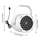 Snowflake Projection Lamp Film Pattern Holiday Atmosphere Light - Image 2