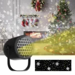 Snowflake Projection Lamp Film Pattern Holiday Atmosphere Light - Image 4