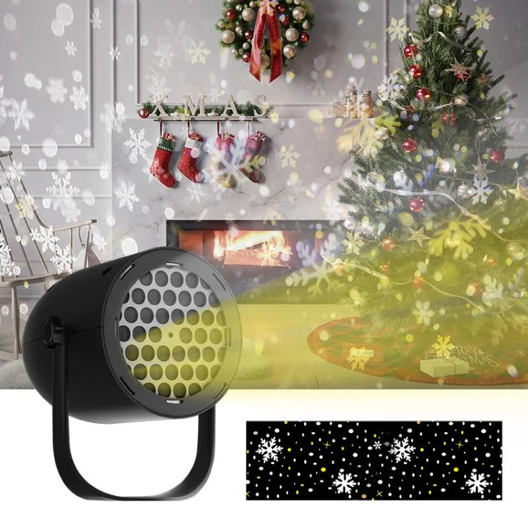 EDA0085306_B3.webp Snowflake Projection Lamp Film Pattern Holiday Atmosphere Light - Image 4