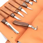 DIY Hand Engraving Knife Cowhide Roll Bag Woodworking Engraving Knife Set - Image 5