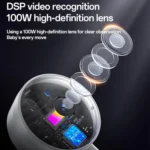 Yesido KM26 3.5 inch TFT screen 2.4G Baby Monitor Care Camera, Plug: UK Plug - Image 13