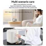 Yesido KM26 3.5 inch TFT screen 2.4G Baby Monitor Care Camera, Plug: UK Plug - Image 5