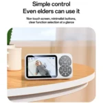 Yesido KM26 3.5 inch TFT screen 2.4G Baby Monitor Care Camera, Plug: UK Plug - Image 9