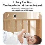 Yesido KM26 3.5 inch TFT screen 2.4G Baby Monitor Care Camera, Plug: UK Plug - Image 10